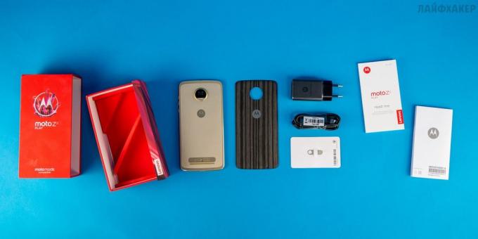 Moto Z2 oynayın: ekipmanı