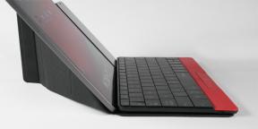 Mokibo - tabletler için klavye, aynı zamanda bir dokunmatik yüzey olduğu