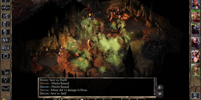 Baldur Kapısı II A sahnesi: PC üzerinde Eski oyunlar