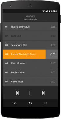 Mix'ler - çok basit ve Android için biraz benzersiz bir müzik çalar