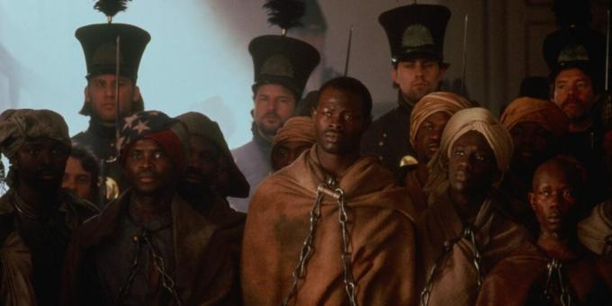 Kölelik "Amistad" hakkındaki filmden çekildi