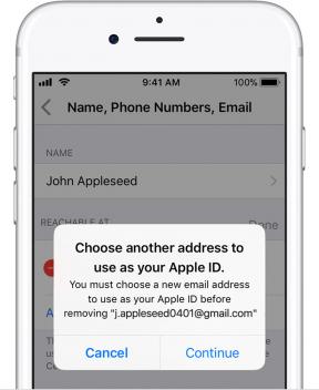 Etki alanındaki bir üçüncü taraf e-posta adresine icloud.com ile Apple kimliğini nasıl değiştirilir