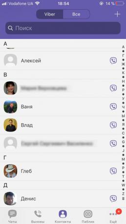 Viber için internet çağrısı