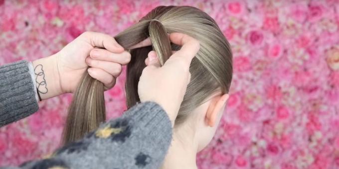 Yeni yılda kızlar için saç modelleri: Yap bir daha kuyruk
