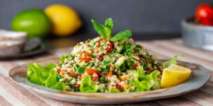 Quinoa Tabbouleh Salata