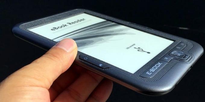 herkese yararlı olan 10 bütçe gadget'lar: e-mürekkep ekrana sahip bir e-kitap