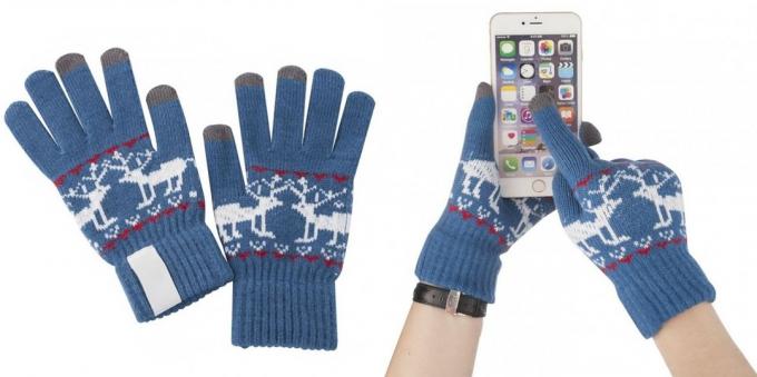 Yeni Yıl için hediyeler: Sıcak dokunmatik eldiven