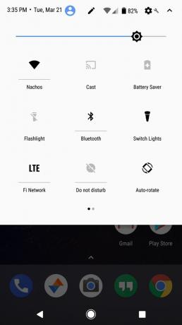 Android Ç: karanlık bir tema