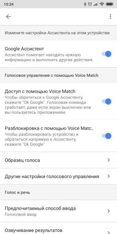 Android işletim sistemi için telefonunuzu ayarlayın: Google Yardımcısı OK Google ekibi çevirmek