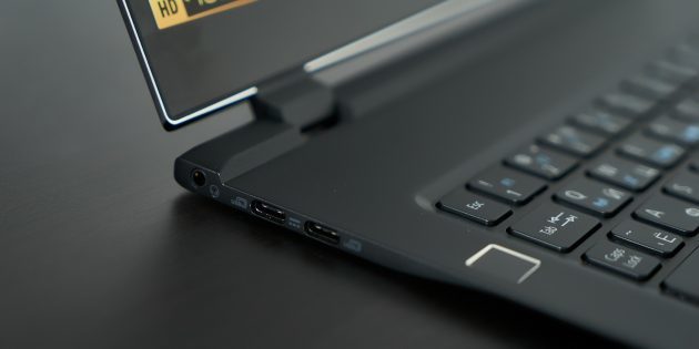 Acer Swift 7: Konektörler