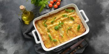 Beşamel soslu tavuk kıymalı cannelloni