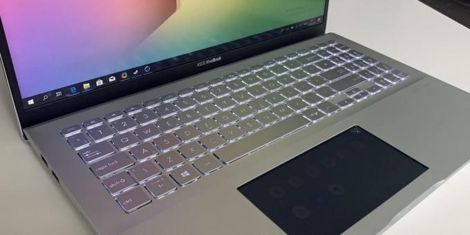 Asus VivoBook S15 S532FL: Arkadan aydınlatmalı klavye