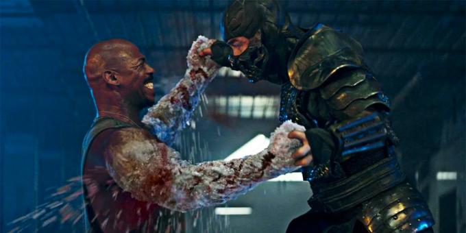 Jax rolünde Mehkad Brooks ve 2021 Mortal Kombat'ta Sub-Zero rolünde Joe Taslim