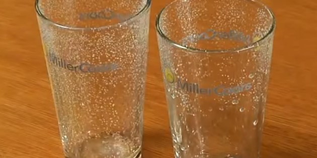 bira bardağı: Cam ve tuz