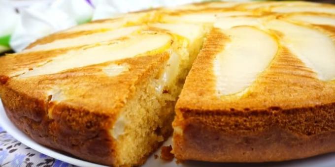 armut kek tarifi: kefir ile armut Ters kek