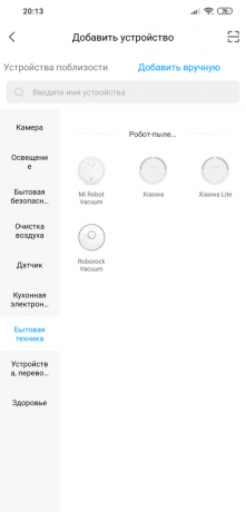 Xiaomi Mi Robot Vakum: Cihaz Ekle