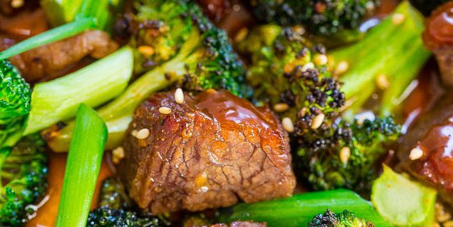 bal ve zencefil ile soya sosu brokoli sığır: fırın içinde sığır eti pişirmek için nasıl