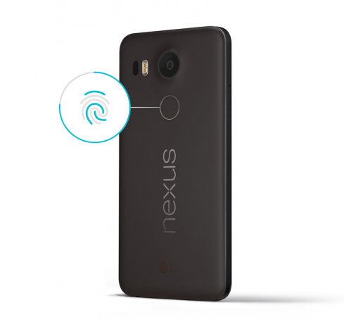 Nexus 5X ve Nexus 6P: parmak izi