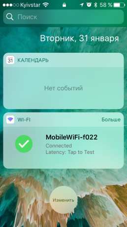 Kablosuz Araç: Kilit ekranında bir widget'ı