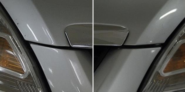 Kaputun sol ve sağ tarafta dengesiz boşluğu: Kullanılmış araba nasıl satın alınır