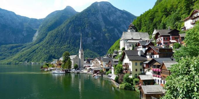 Nerede Avrupa'da gitmek için: Hallstatt, Avusturya köyü