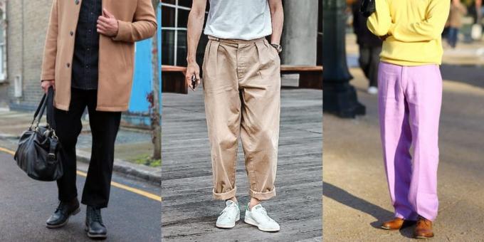 en moda erkek pantolon: Pantolon