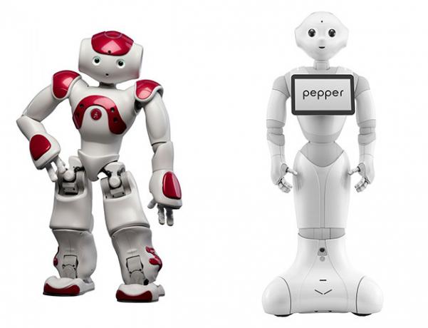 Nao robotları ve Pepper insansı