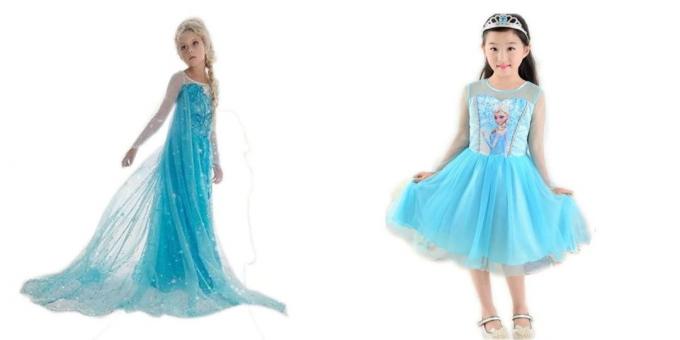 Çocuk Yılbaşı giysisi: Prenses Elsa