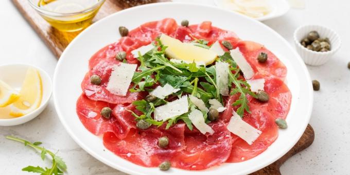 sığır eti carpaccio