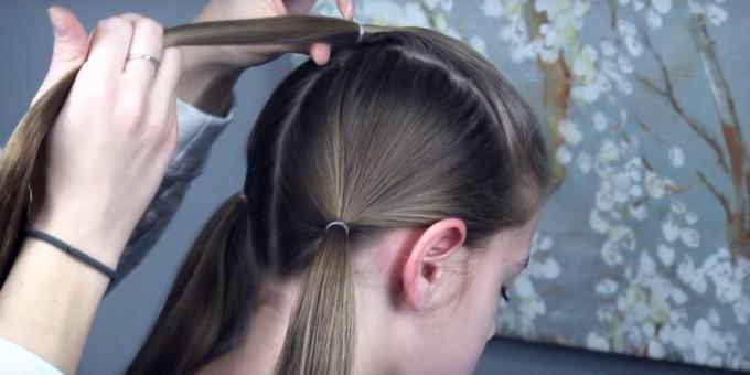 Yeni yılda kızlar için saç modelleri: Marka kuyrukları