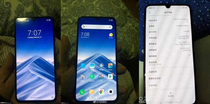 Ekran dar limitler ve kesim üst guttate: Xiaomi Mi 9 Özellikler