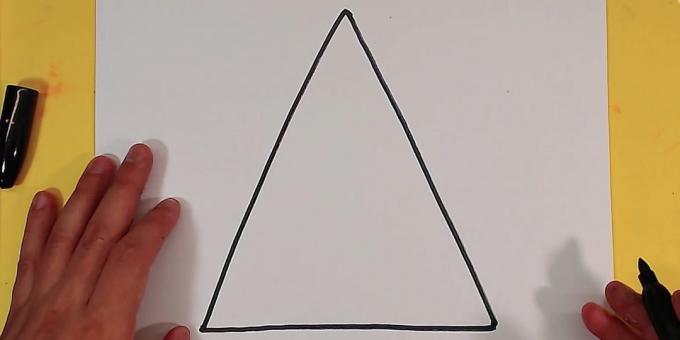 Bir üçgen çizin
