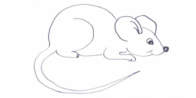 Bir fare veya sıçan nasıl daha zor çizilir