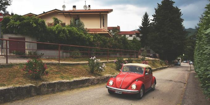 İtalya'ya bir gezi: araba