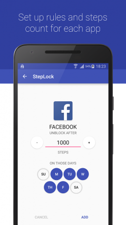 StepLock: norm Facebook kilidini adımları