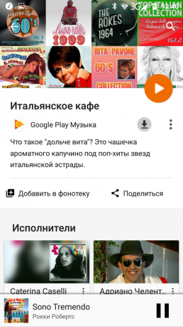 Google Play Müzik italyan