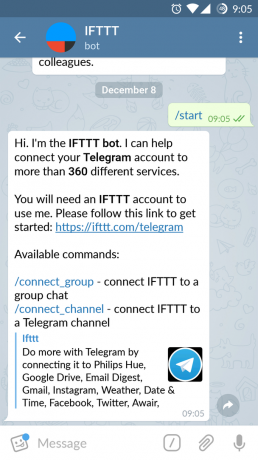 Güncelleme Telgraf: IFTTT ile entegrasyonu, koruma altına alınan sohbet ve gelişmiş bir fotoğraf editörü