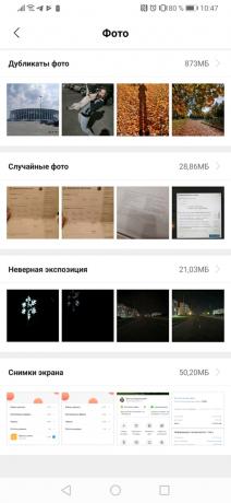 Xiaomi Temizleyici Lite: fotoğraflar için arama
