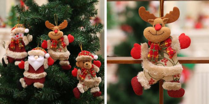 Noel ağacı üzerinde rakamlar: Noel AliExpress ile oyuncak