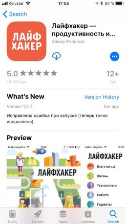 11 yenilikler iOS: App Store 2