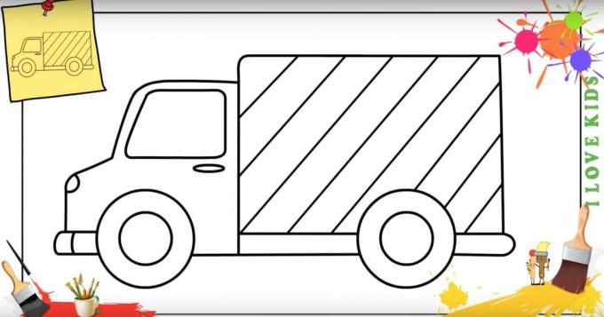 Bir kamyon nasıl çizilir