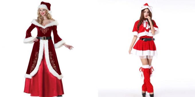 Yetişkinler için Noel kostümleri: The Snow Maiden
