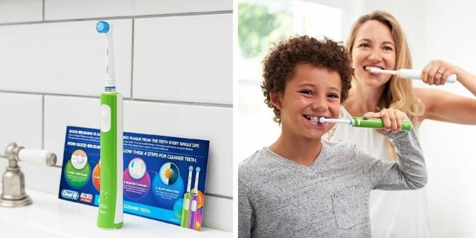 elektrikli diş fırçaları: Braun Oral-B Junior