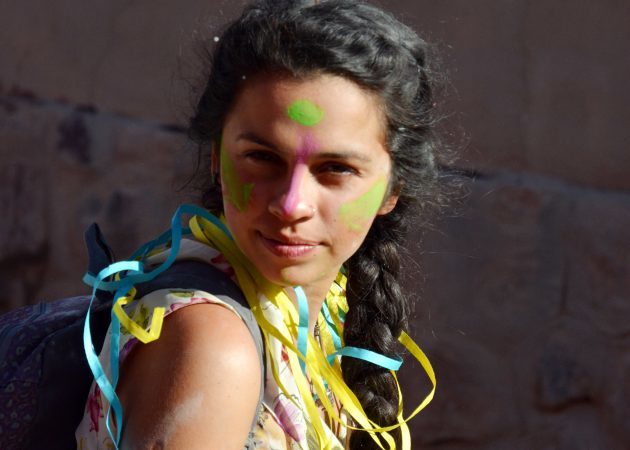 ziyareti Arjantin: karnavalda kadın