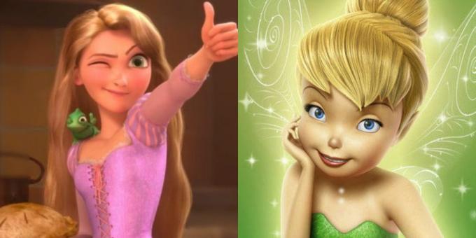 Rapunzel ve Tinkerbell: kontrast kullanarak tsvetotip nasıl belirlenir?