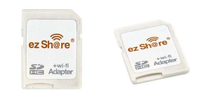 microSD, Wi-Fi adaptörü
