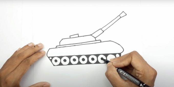 Tankın işaret çizimi 