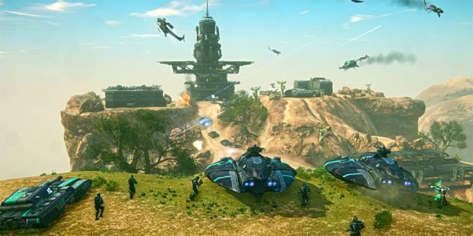PC'de iyi ücretsiz oyunlar: Planetside 2
