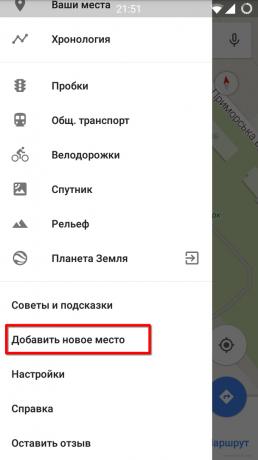 Android için Google Maps: eklenti yerleri