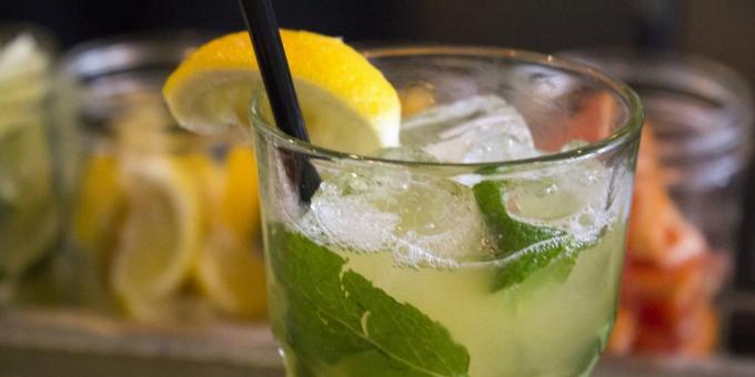 fesleğen ile iyi tarifler: fesleğen, greyfurt limonata